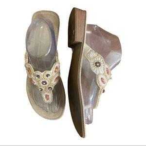 Boho Beaded Summer Sandals